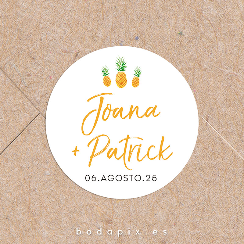 pegatinas para bodas