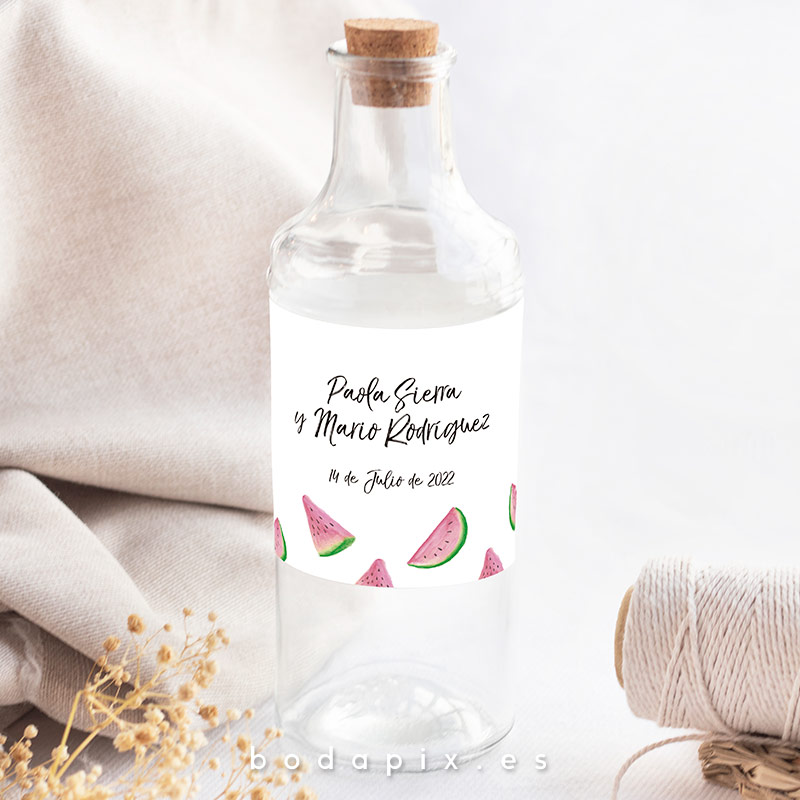 etiquetas de botellas para bodas