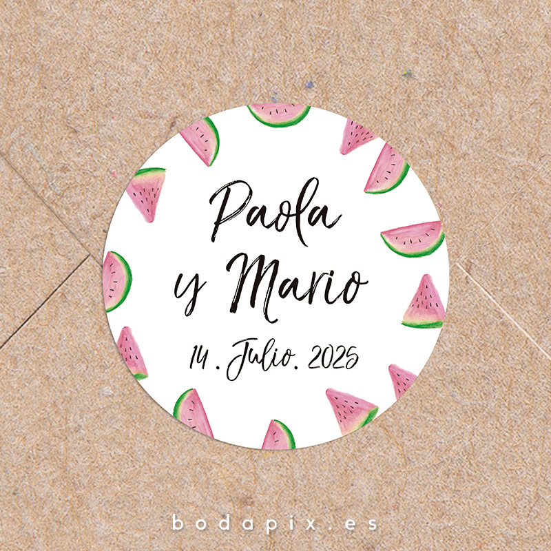 pegatinas para bodas
