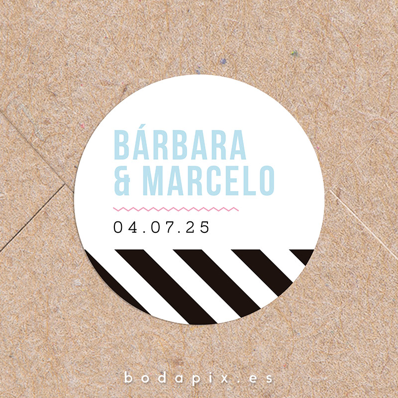 pegatinas para bodas