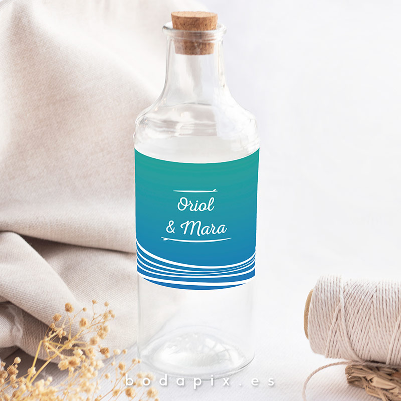 etiquetas de botellas para bodas