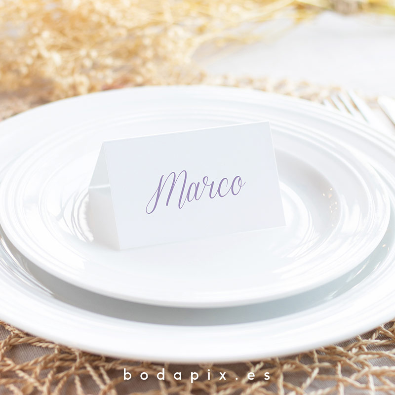 Marcasitios para bodas Bicicleta