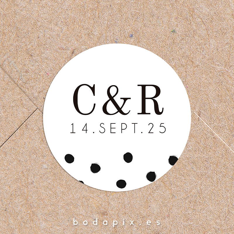 pegatinas para bodas