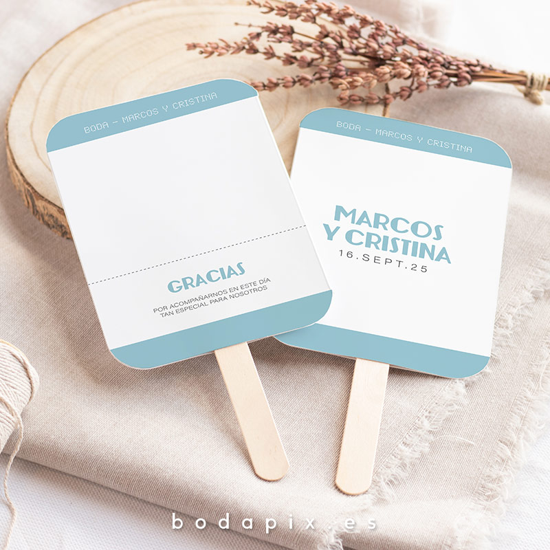 Pai pai o abanicos para bodas Festival