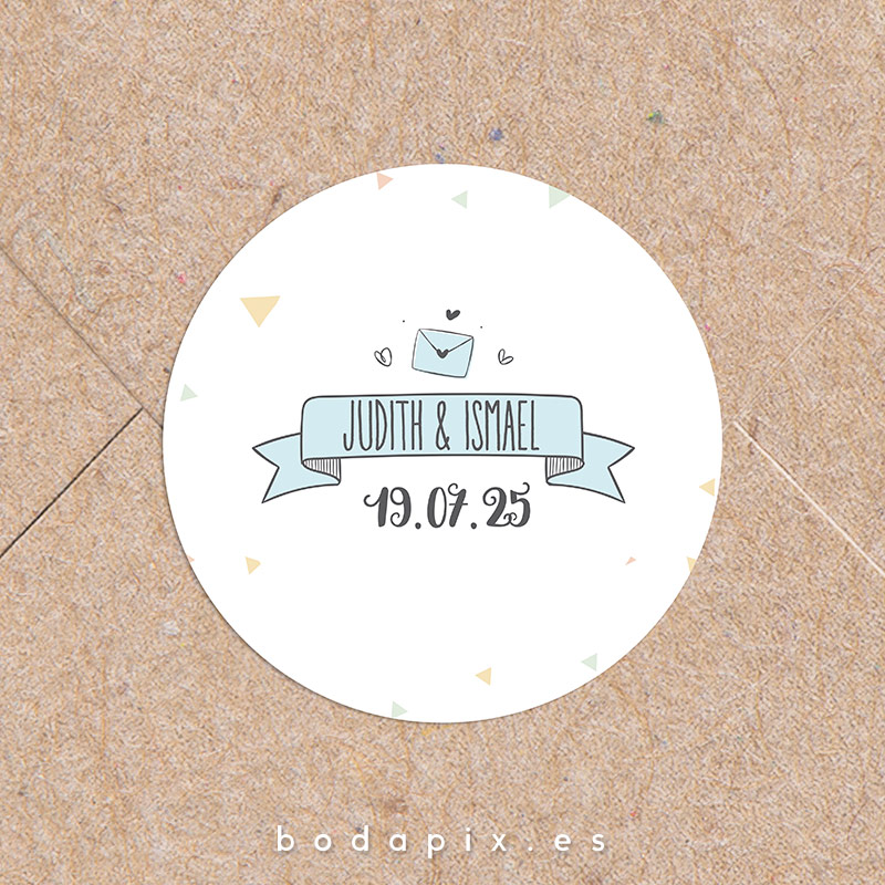 pegatinas para bodas