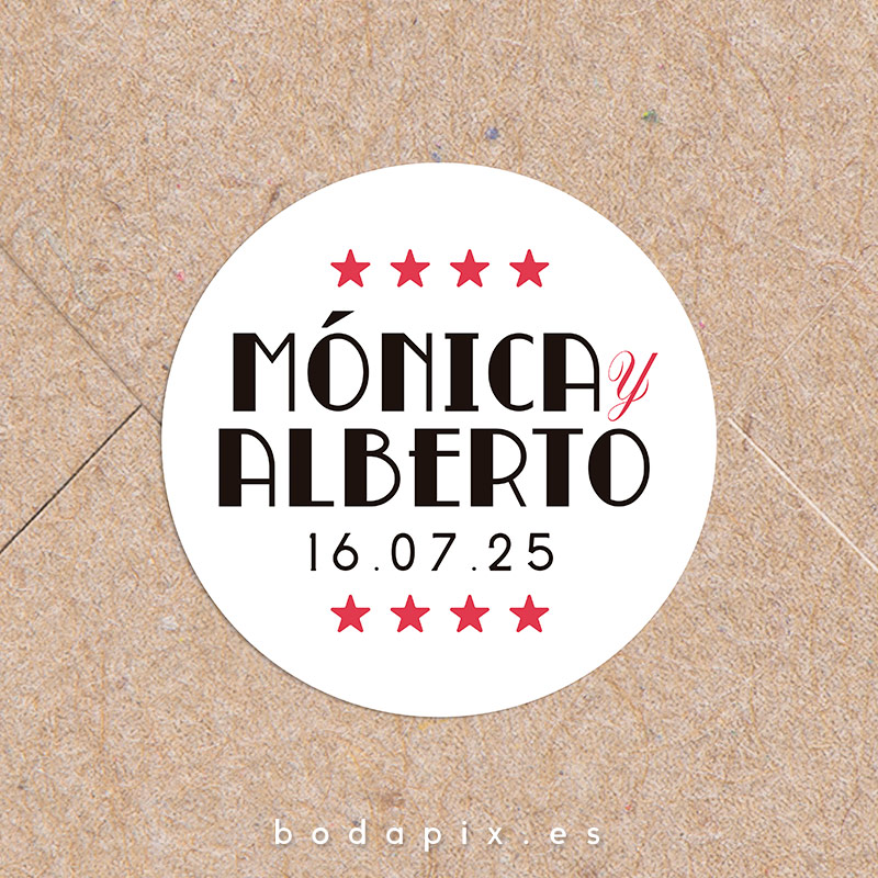 pegatinas para bodas