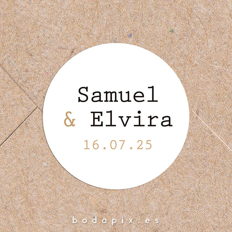 pegatinas para bodas