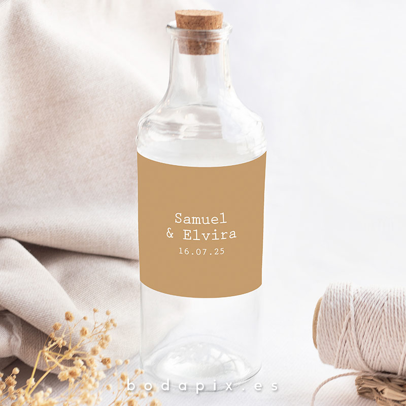 etiquetas de botellas para bodas