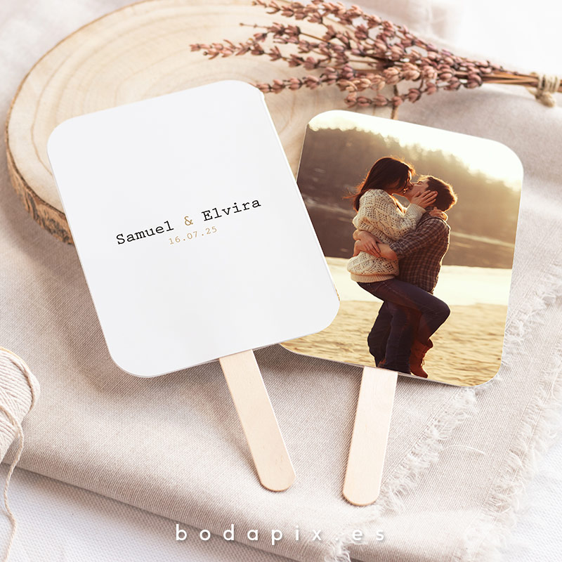 pai pai para bodas con foto