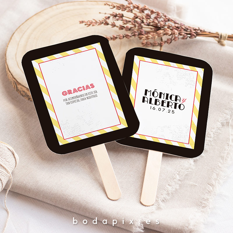 pai pai para bodas de cine