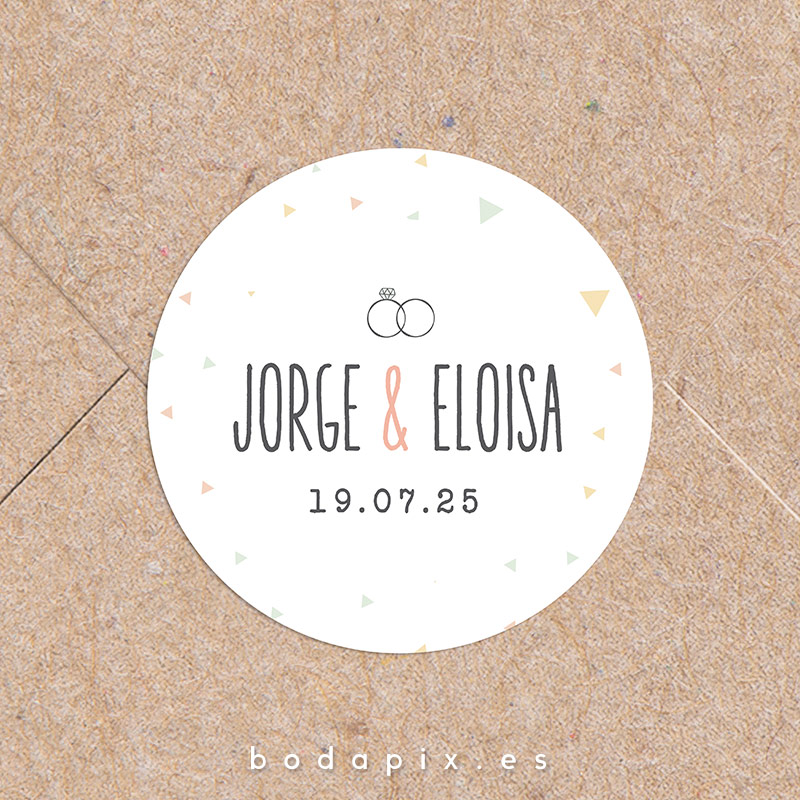 pegatinas para bodas