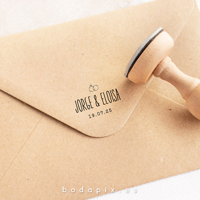 sello para bodas