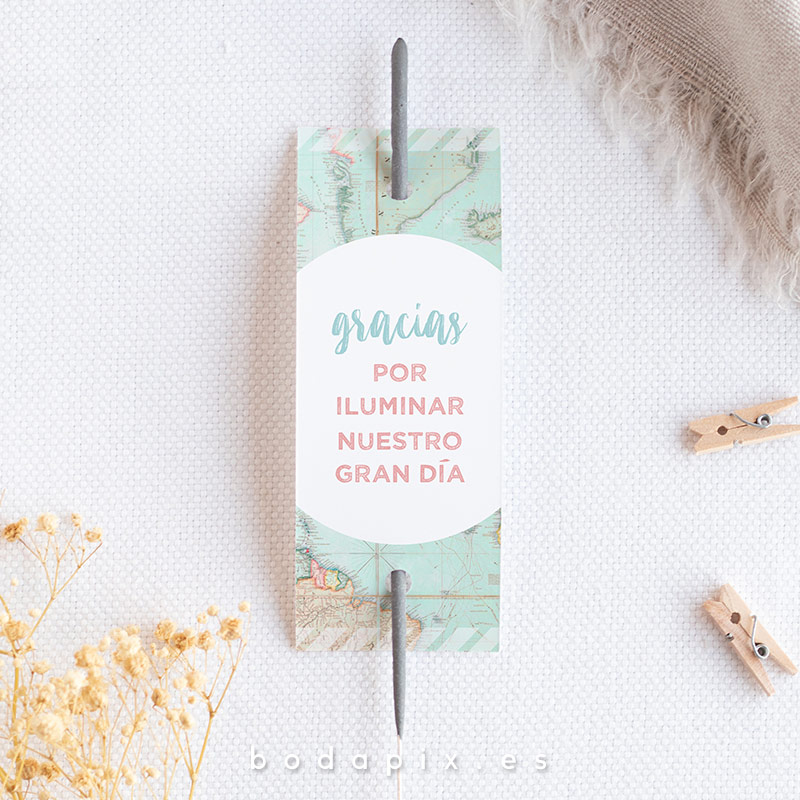 etiquetas de bengalas para bodas