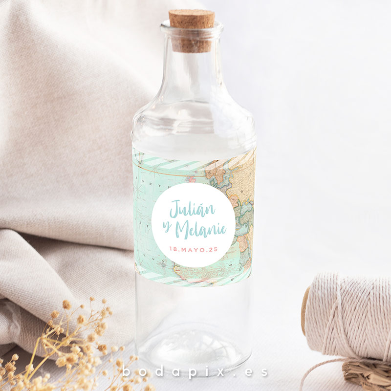 etiquetas de botellas para bodas