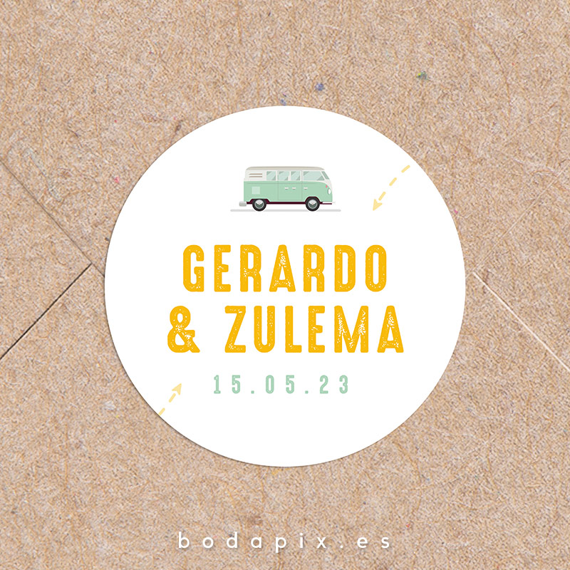 pegatinas para bodas