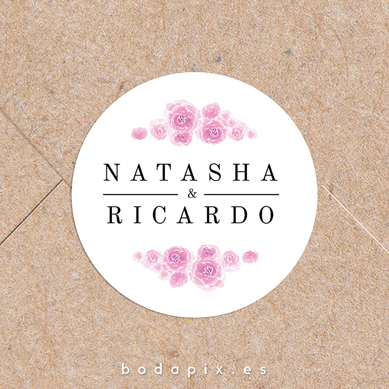 pegatinas para bodas