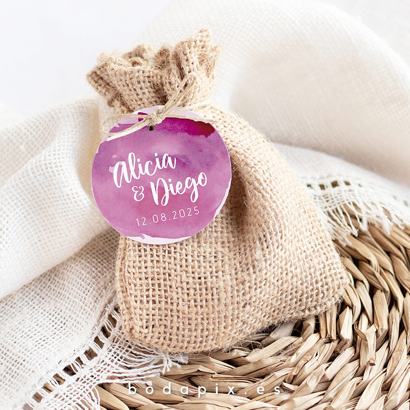 etiquetas para bodas