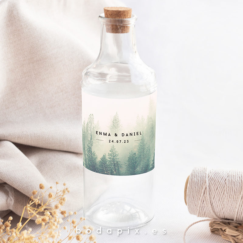 etiquetas de botellas para bodas
