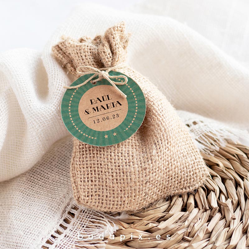 etiquetas kraft para bodas