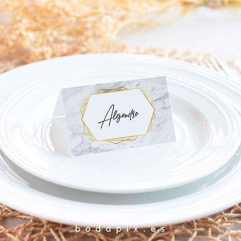 marcasitios para bodas mármol