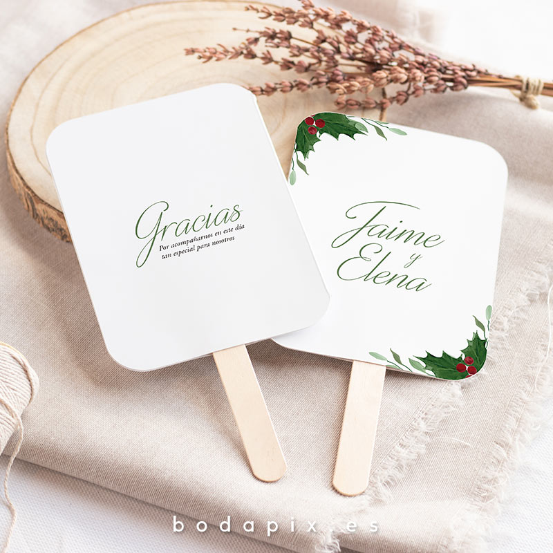 pai pai para bodas navideñas