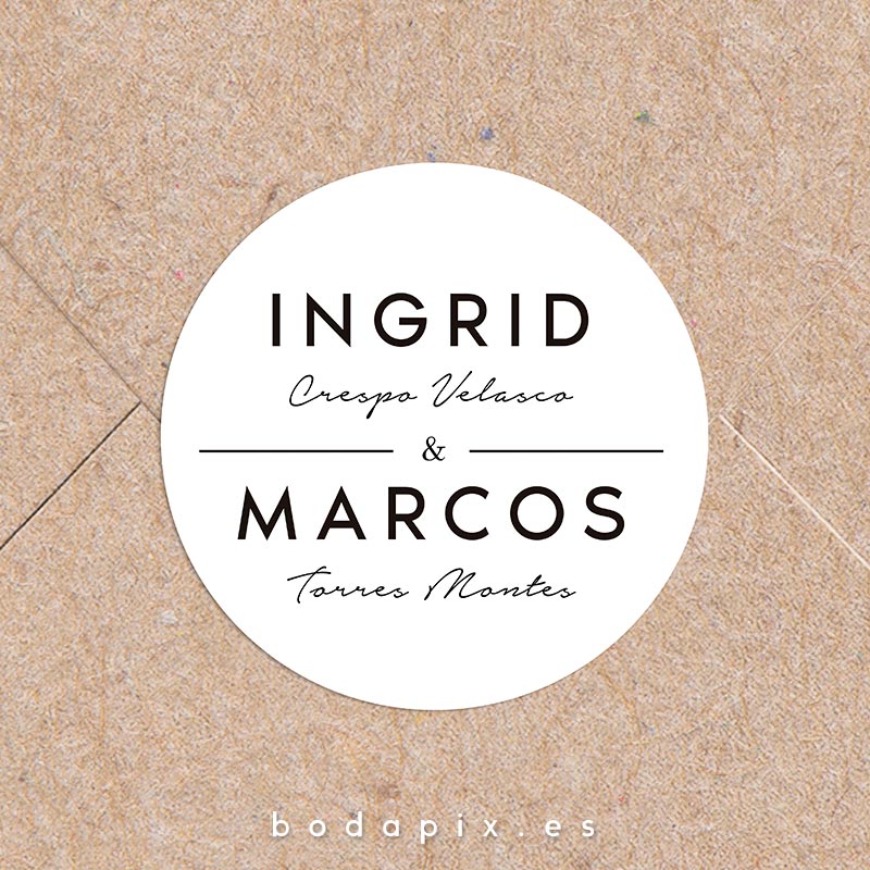 pegatinas para bodas