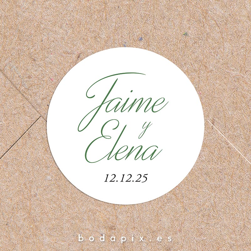 pegatinas para bodas