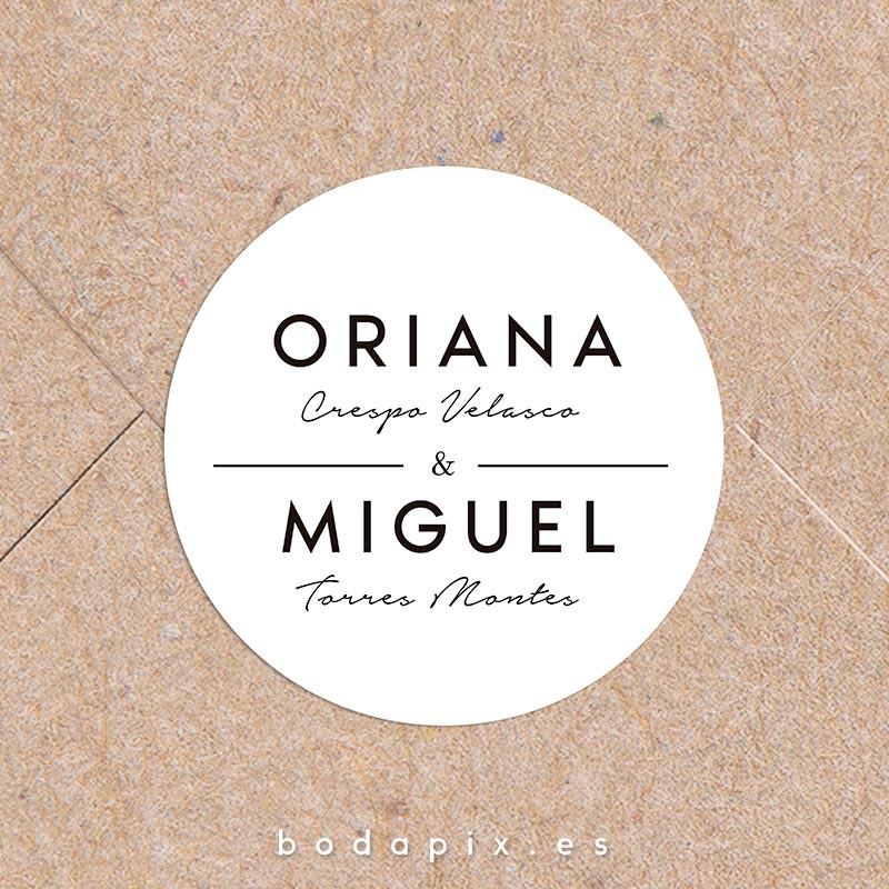 pegatinas para bodas