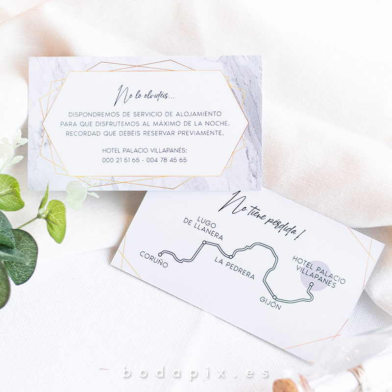 plano de llegada para bodas