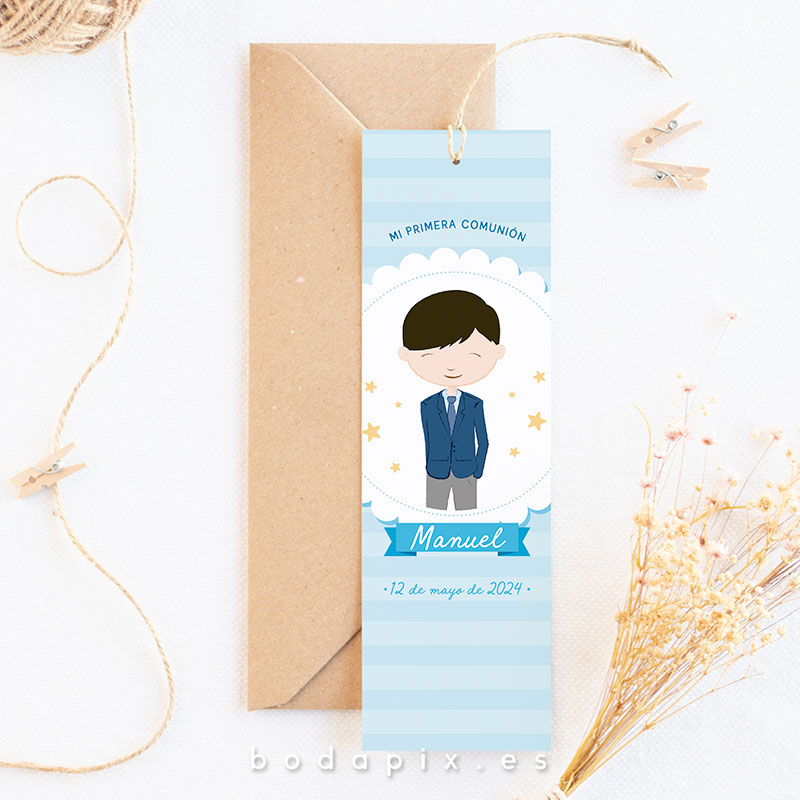 marcapáginas para comunión