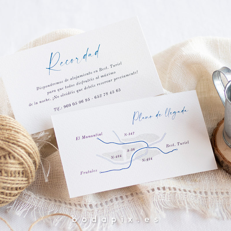 plano de llegada para bodas