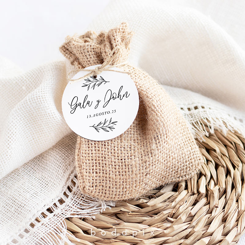 etiquetas para detalles de boda