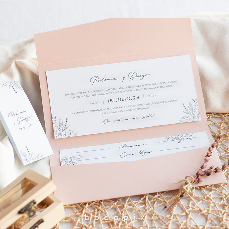 Invitaciones de boda elegantes