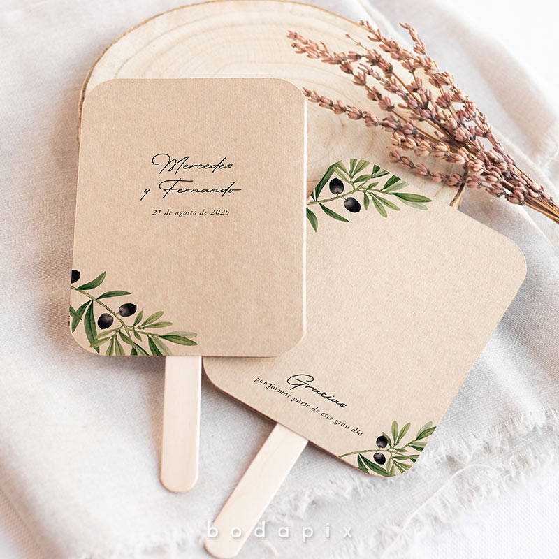 pai pai abanicos para boda