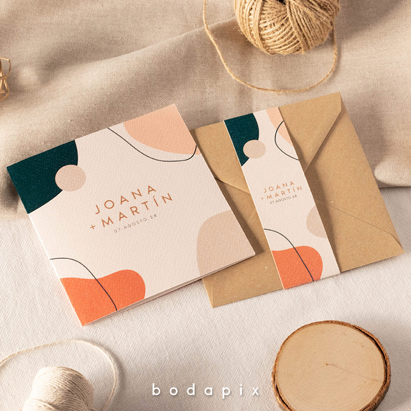 Invitaciones de boda con paisajes