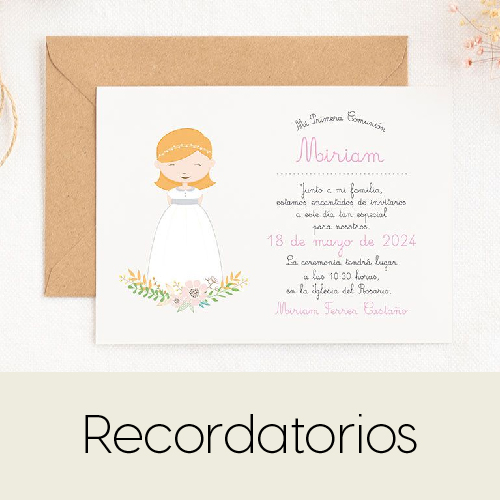 recordatorios comunion
